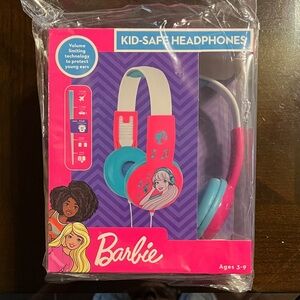 2 for 15$ Item - Barbie Pink and Blue Kid-Safe Headphones